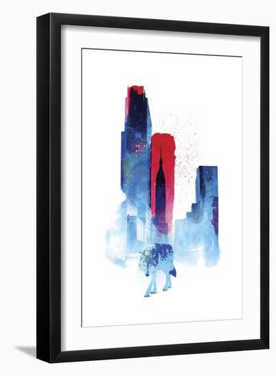 The Wolf of the City-Robert Farkas-Framed Premium Giclee Print