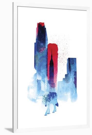 The Wolf of the City-Robert Farkas-Framed Giclee Print