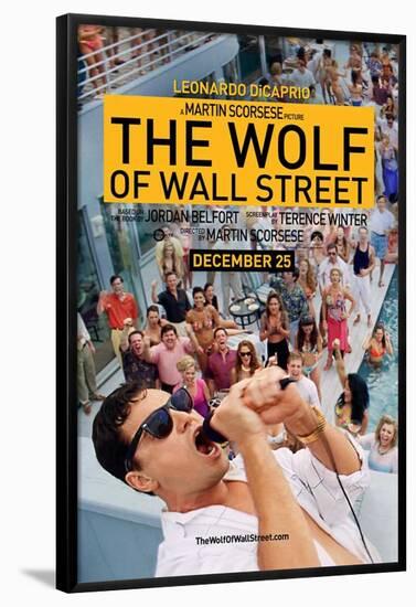 The Wolf of Wall Street-null-Framed Poster