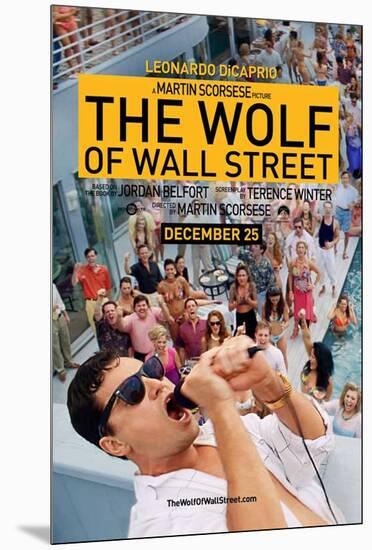 The Wolf of Wall Street-null-Mounted Poster