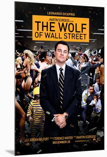 The Wolf of Wall Street-null-Mounted Poster