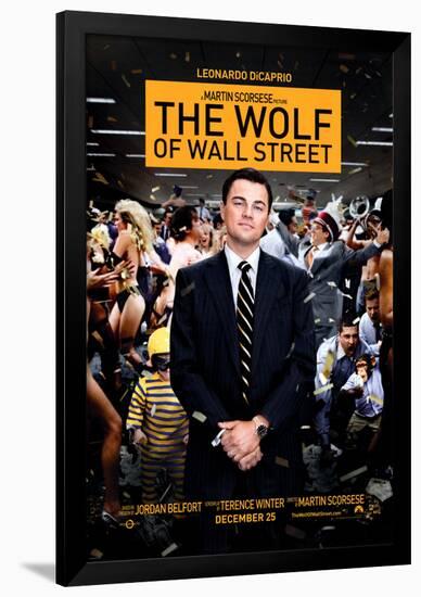 The Wolf of Wall Street-null-Framed Poster