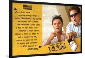 The Wolf Of Wall Street-null-Lamina Framed Poster