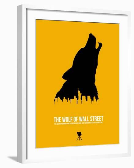 The Wolf of Wall Street-David Brodsky-Framed Art Print