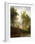 The Wolf River, Kansas, c.1859-Albert Bierstadt-Framed Giclee Print