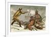 The Wolf - 'The Noble Sacrifice'-Johann Baptist Zwecker-Framed Giclee Print