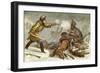 The Wolf - 'The Noble Sacrifice'-Johann Baptist Zwecker-Framed Giclee Print