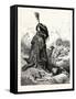 The Wolf Turned Shepherd-Gustave Dore-Framed Stretched Canvas