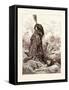 The Wolf Turned Shepherd-Gustave Dore-Framed Stretched Canvas