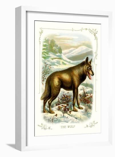 The Wolf-null-Framed Art Print