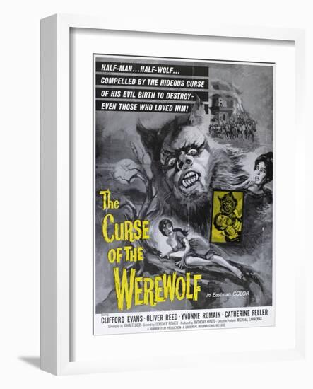 The Wolfman, 1961, "The Curse of the Werewolf" Directed by Terence Fisher-null-Framed Giclee Print