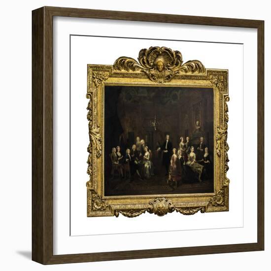 The Wollaston Family, 1730-William Hogarth-Framed Giclee Print