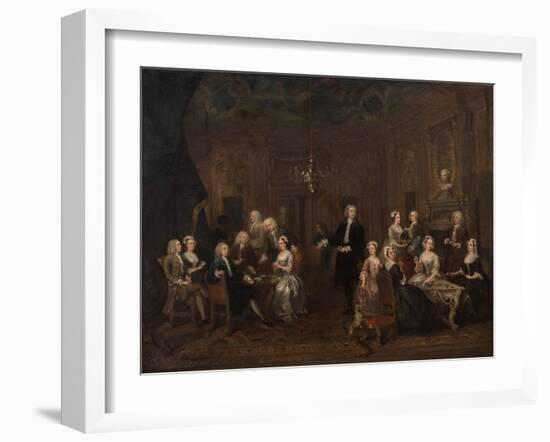 The Wollaston Family, 1730-William Hogarth-Framed Giclee Print