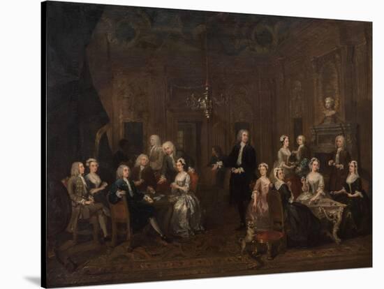 The Wollaston Family, 1730-William Hogarth-Stretched Canvas