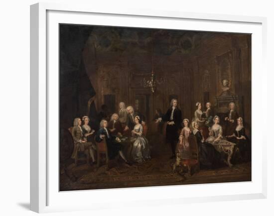 The Wollaston Family, 1730-William Hogarth-Framed Giclee Print