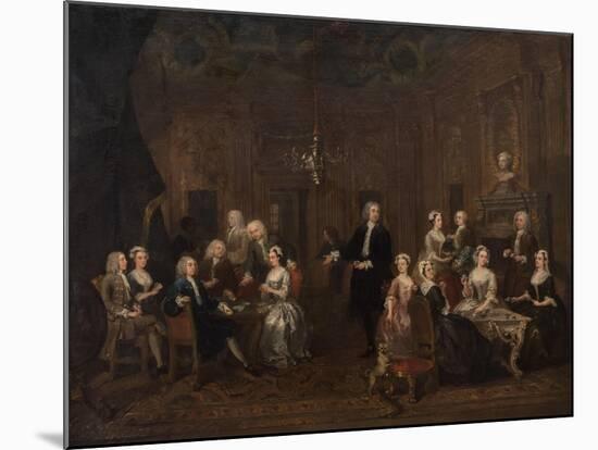 The Wollaston Family, 1730-William Hogarth-Mounted Giclee Print