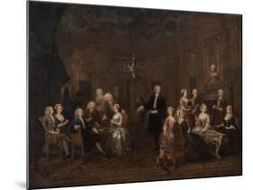 The Wollaston Family, 1730-William Hogarth-Mounted Giclee Print