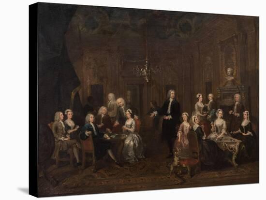 The Wollaston Family, 1730-William Hogarth-Stretched Canvas