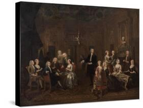 The Wollaston Family, 1730-William Hogarth-Stretched Canvas