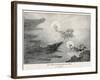 The Wolves Skoll (Repulsion) and Hati (Hate) Pursue Sol (Sun) and Mani (Moon) Across the Skies-J.c. Dollman-Framed Photographic Print