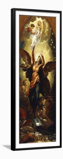 The Woman Clothed with the Sun Fleeth from the Persecution of the Dragon'-Benjamin West-Framed Giclee Print