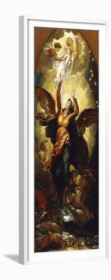 The Woman Clothed with the Sun Fleeth from the Persecution of the Dragon'-Benjamin West-Framed Giclee Print