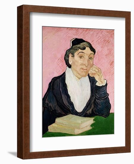 The Woman from Arles-Vincent van Gogh-Framed Giclee Print