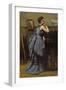 The Woman in Blue, 1874-Jean-Baptiste-Camille Corot-Framed Giclee Print