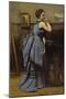 The Woman in Blue, 1874-Jean-Baptiste-Camille Corot-Mounted Giclee Print