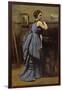 The Woman in Blue, 1874-Jean-Baptiste-Camille Corot-Framed Giclee Print