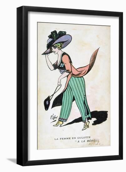 The Woman in Breeches, 20th Century-Francois Lafon-Framed Giclee Print