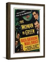 The Woman in Green, 1945-null-Framed Art Print