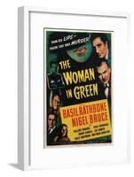The Woman in Green, 1945-null-Framed Art Print