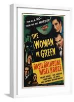 The Woman in Green, 1945-null-Framed Art Print