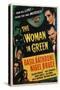 The Woman in Green, 1945-null-Stretched Canvas