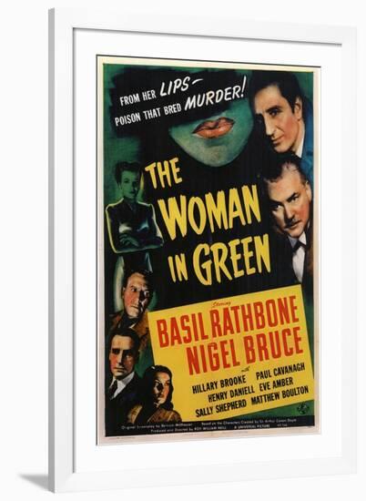 The Woman in Green, 1945-null-Framed Premium Giclee Print