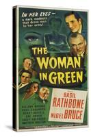 The Woman in Green, 1945-null-Stretched Canvas