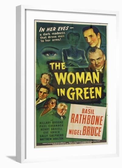 The Woman in Green, 1945-null-Framed Art Print