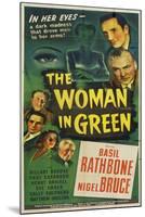 The Woman in Green, 1945-null-Mounted Art Print