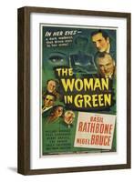 The Woman in Green, 1945-null-Framed Art Print