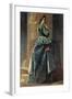 The Woman in Green-Federico Faruffini-Framed Giclee Print