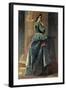 The Woman in Green-Federico Faruffini-Framed Giclee Print