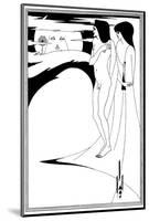 The Woman in the Moon-Aubrey Beardsley-Mounted Photographic Print