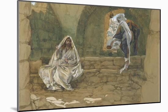 The Woman of Samaria at the Well from 'The Life of Our Lord Jesus Christ'-James Jacques Joseph Tissot-Mounted Giclee Print