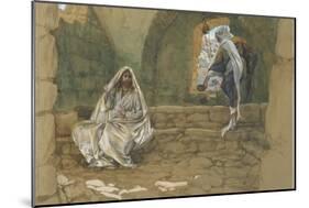 The Woman of Samaria at the Well from 'The Life of Our Lord Jesus Christ'-James Jacques Joseph Tissot-Mounted Giclee Print