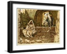 The Woman of Samaria at the Well - St John - Bible-James Jacques Joseph Tissot-Framed Giclee Print