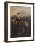 The Woman Playing the Hurdy Gurdy, 1857-Gerolamo Induno-Framed Giclee Print