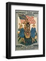 The Woman's Land Army Of America-Herbert Andrew Paus-Framed Art Print