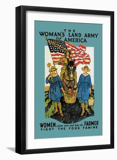 The Woman's Land Army of America-null-Framed Art Print