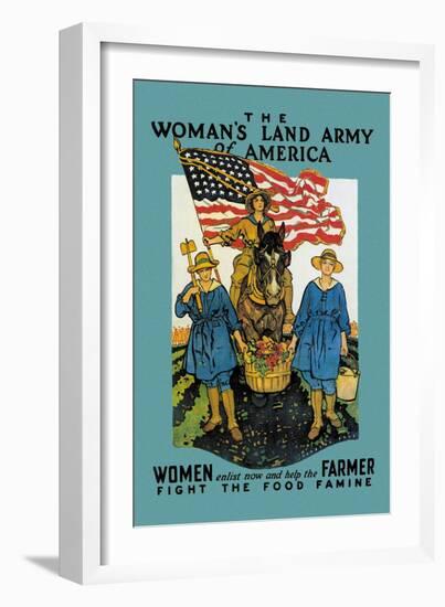 The Woman's Land Army of America-null-Framed Art Print